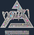 Sticker | roman (Glitter) | Copenhagen 2024