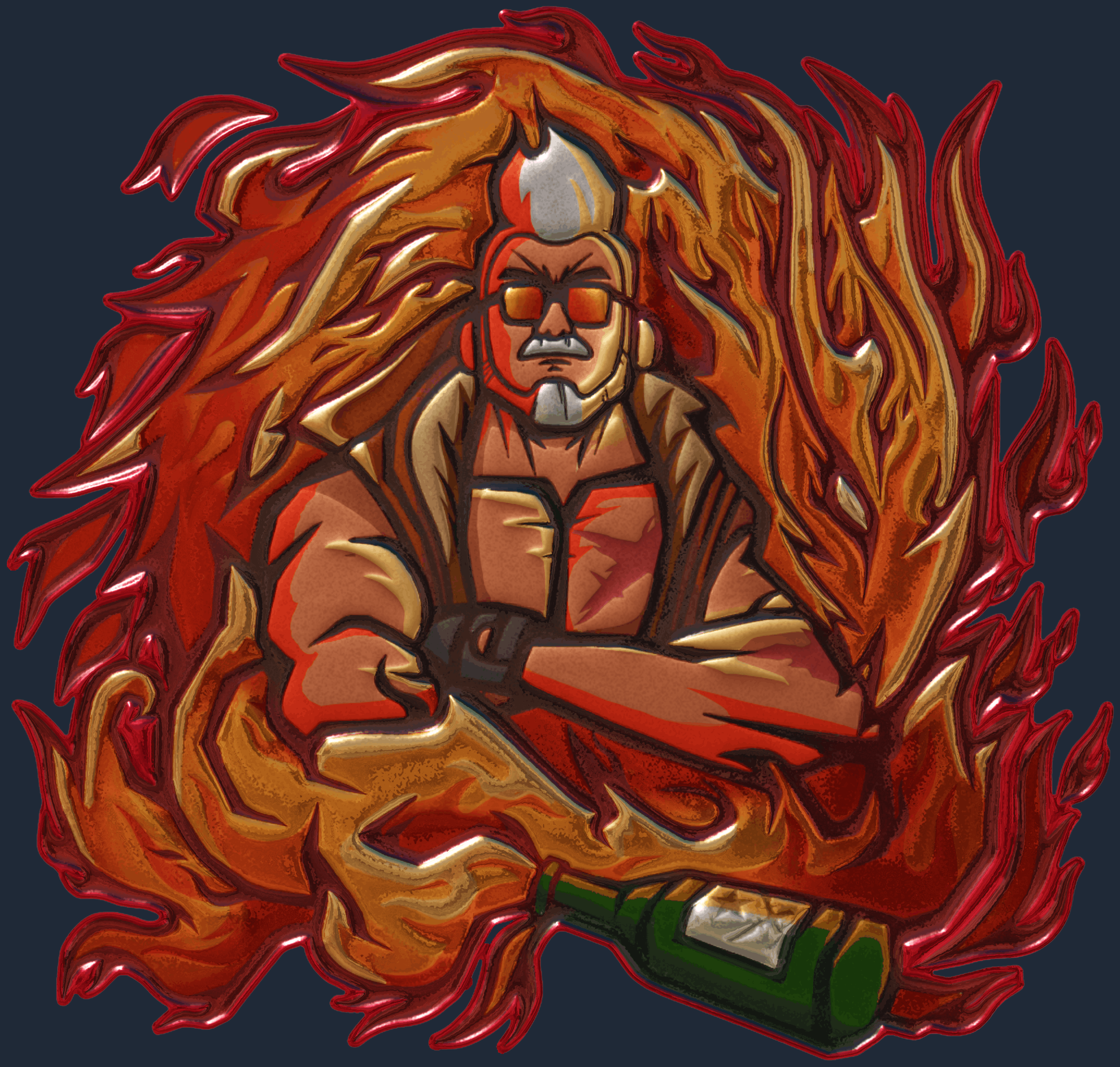 Sticker | Romanov's Fire (Foil)