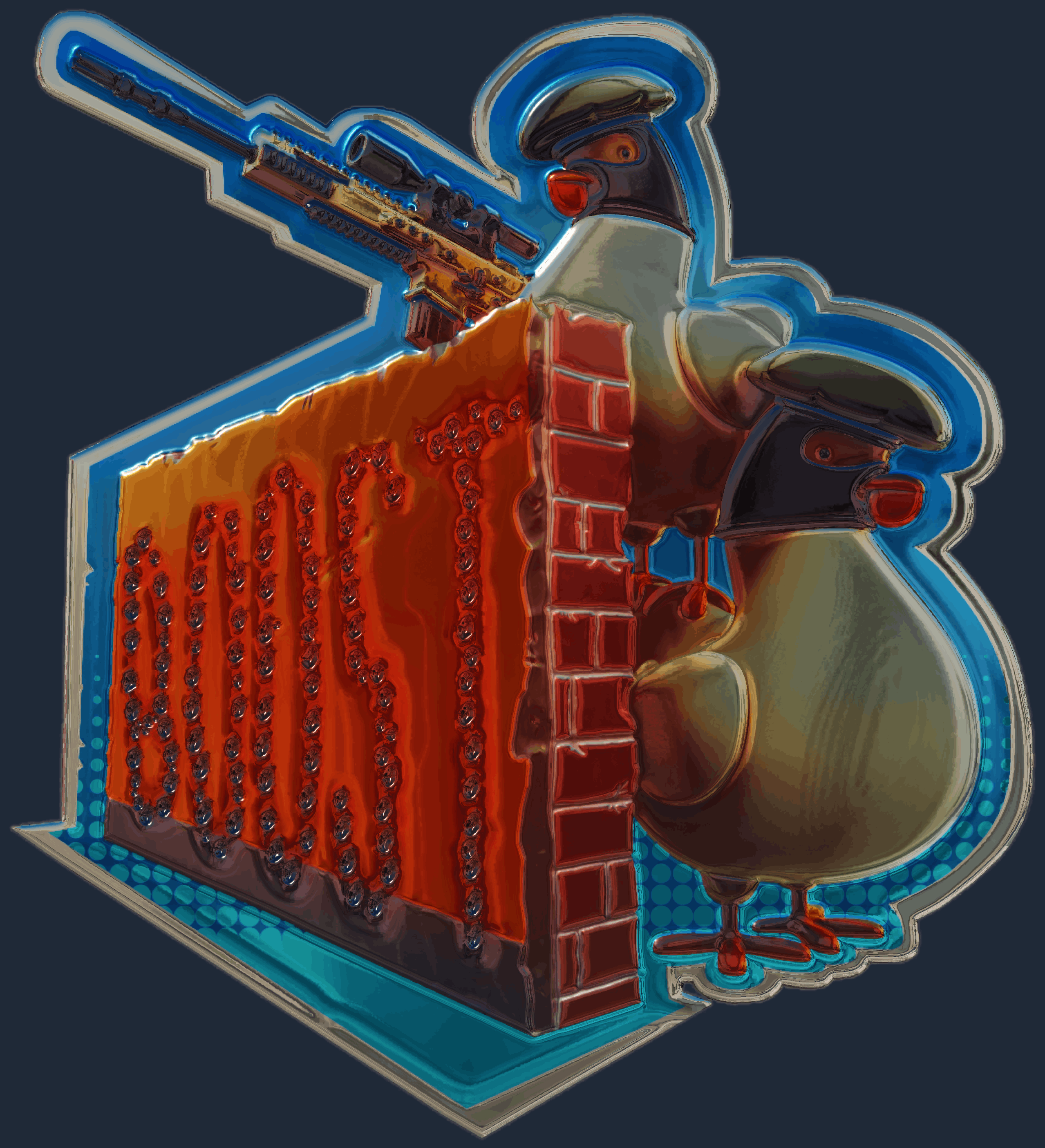 Sticker | Roosty Boosty (Foil)