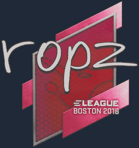 Sticker | ropz | Boston 2018