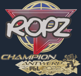 Sticker | ropz (Champion) | Antwerp 2022