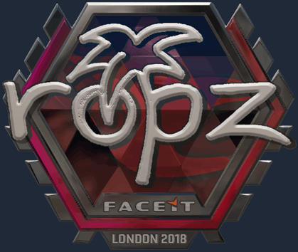 Sticker | ropz (Foil) | London 2018