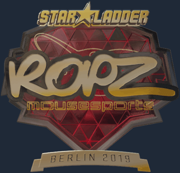 Sticker | ropz (Gold) | Berlin 2019