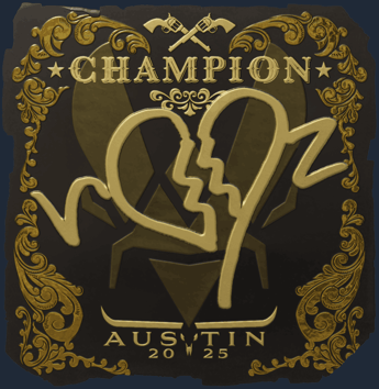 Sticker | ropz (Gold, Champion) | Austin 2025