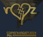 Sticker | ropz (Gold) | Copenhagen 2024