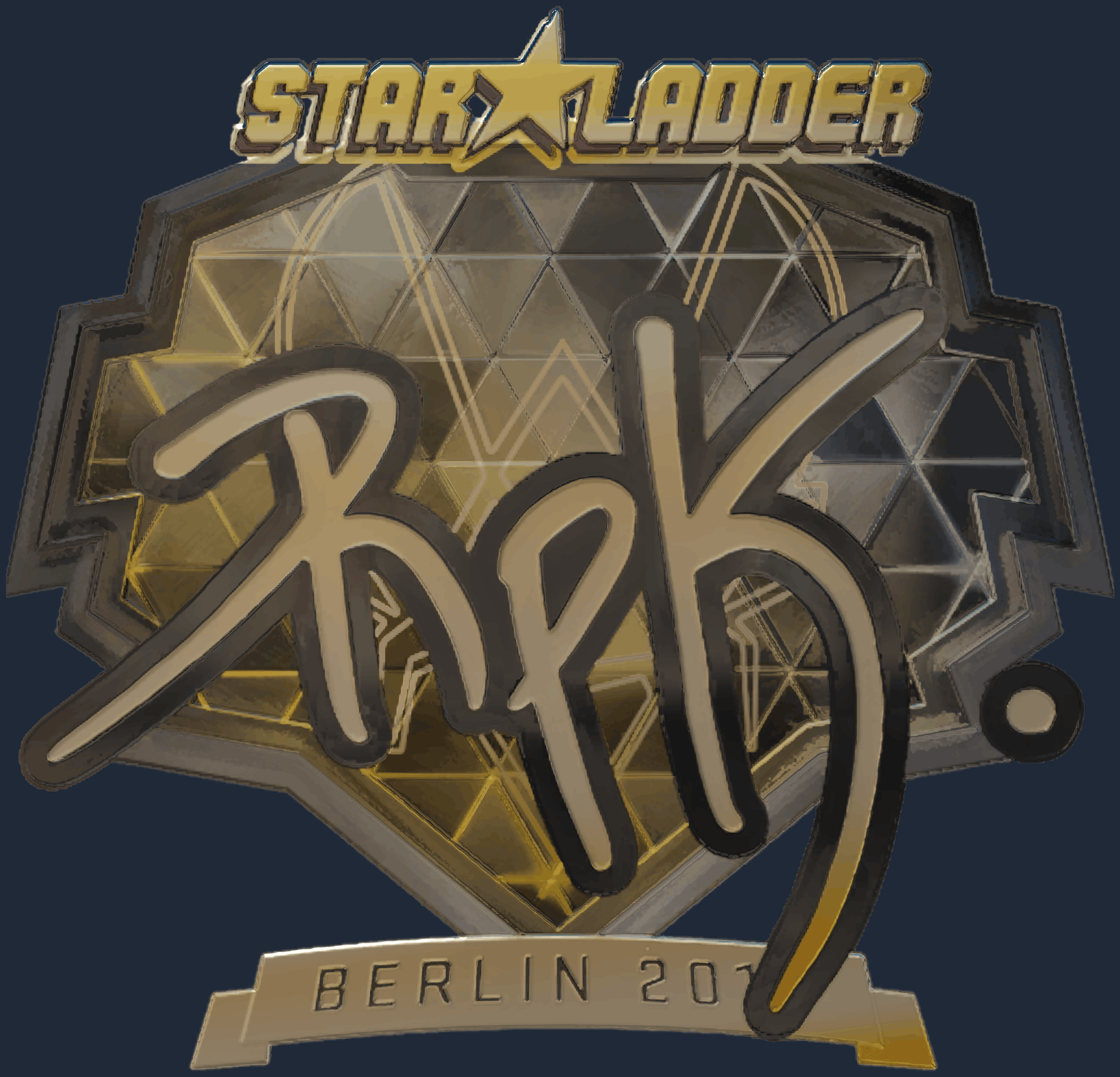 Sticker | RpK (Gold) | Berlin 2019