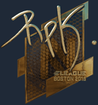 Sticker | RpK (Gold) | Boston 2018
