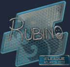 Sticker | RUBINO (Foil) | Atlanta 2017 image