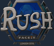 Sticker | RUSH (Foil) | London 2018