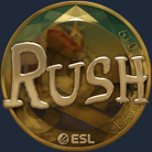 Sticker | RUSH (Gold) | Katowice 2019 image