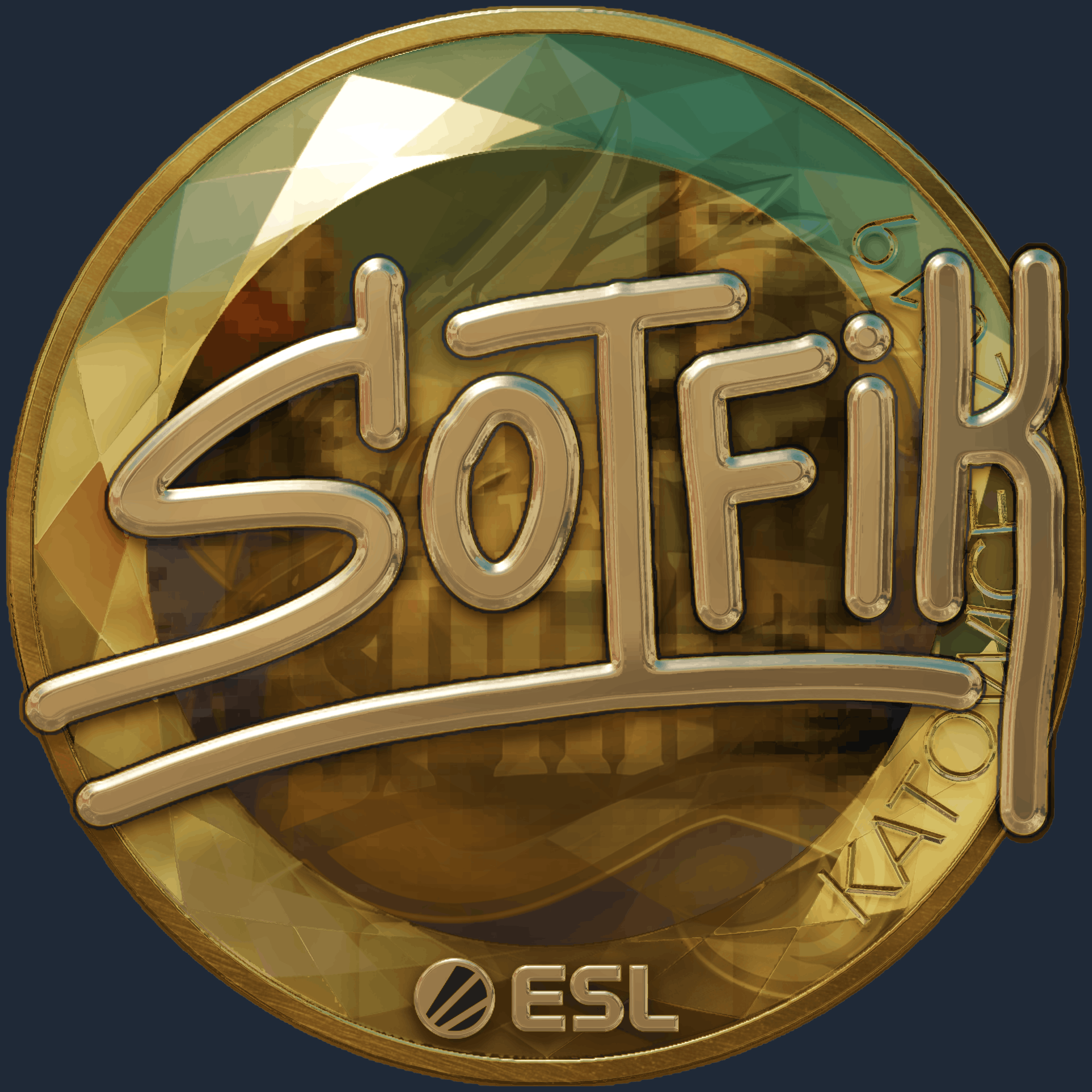 Sticker | S0tF1k (Gold) | Katowice 2019