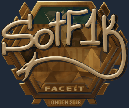 Sticker | S0tF1k (Gold) | London 2018