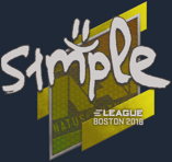 Sticker | s1mple | Boston 2018