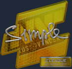 Sticker | s1mple (Foil) | Atlanta 2017 image