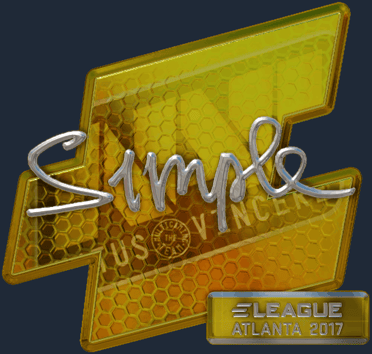 Sticker | s1mple (Foil) | Atlanta 2017