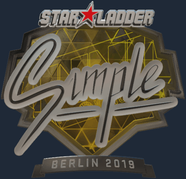 Sticker | s1mple (Foil) | Berlin 2019