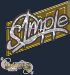 Sticker | s1mple (Glitter) | Paris 2023