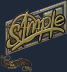 Sticker | s1mple (Gold) | Paris 2023
