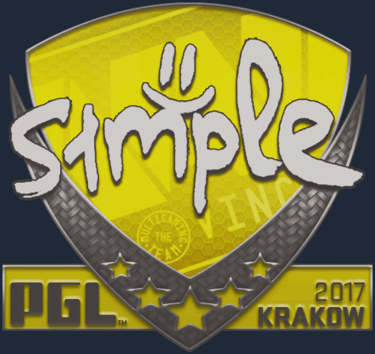 Sticker | s1mple | Krakow 2017