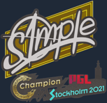 Sticker | s1mple | Stockholm 2021