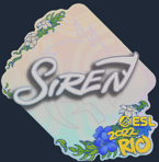 Sticker | S1ren | Rio 2022