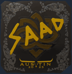 Sticker | saadzin (Foil) | Austin 2025
