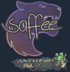 Sticker | saffee (Glitter) | Antwerp 2022