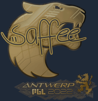 Sticker | saffee (Gold) | Antwerp 2022
