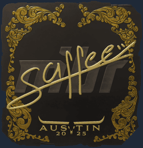 Sticker | saffee (Gold) | Austin 2025