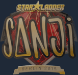 Sticker | SANJI (Gold) | Berlin 2019