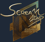 Sticker | ScreaM (Gold) | Boston 2018