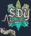 Sticker | sdy (Glitter) | Paris 2023
