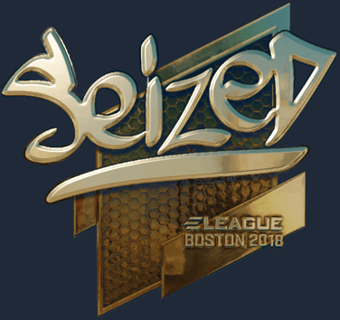 Sticker | seized (Gold) | Boston 2018
