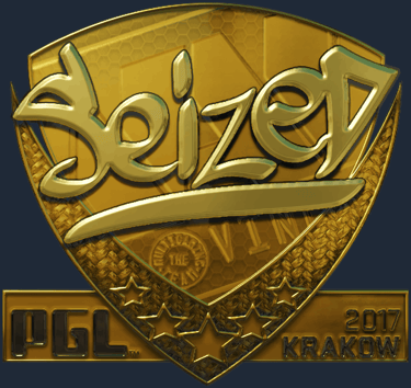 Sticker | seized (Gold) | Krakow 2017