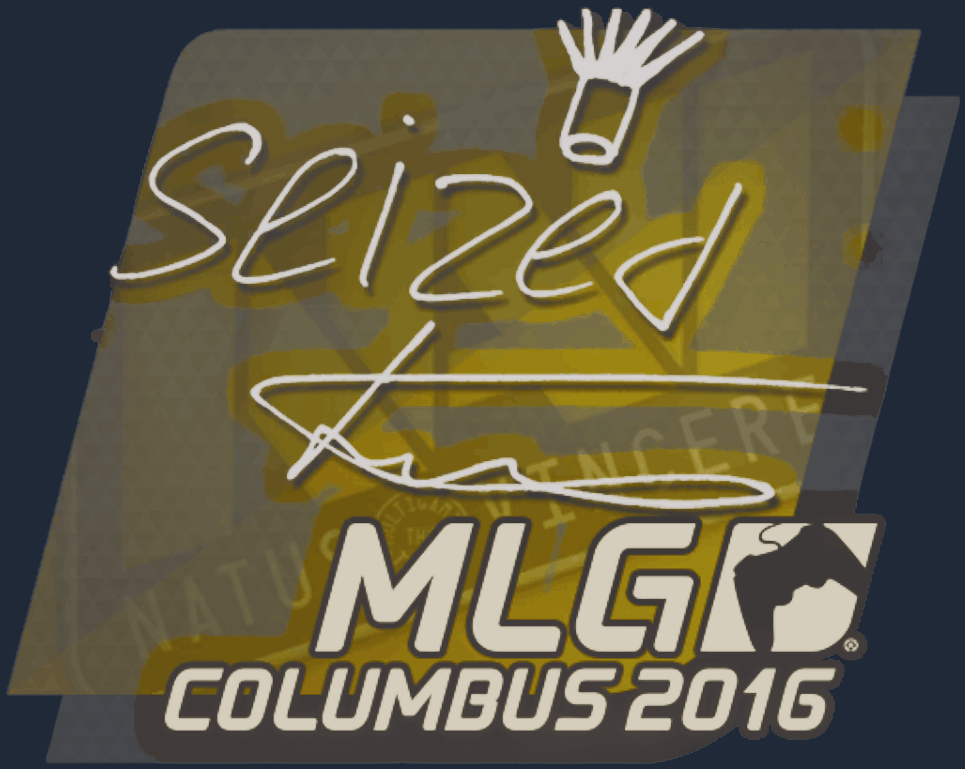 Sticker | seized | MLG Columbus 2016