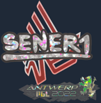 Sticker | SENER1 (Glitter) | Antwerp 2022