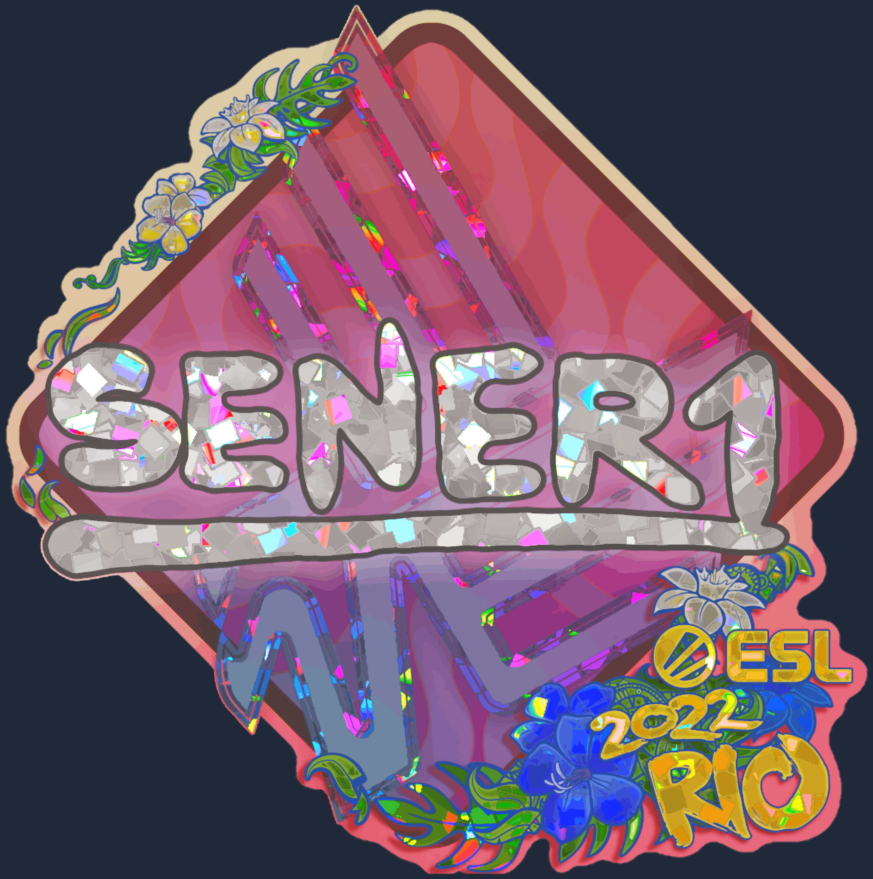 Sticker | SENER1 (Glitter) | Rio 2022