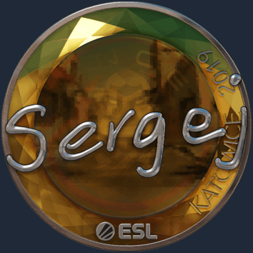 Sticker | sergej (Foil) | Katowice 2019