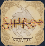 Sticker | sh1ro | Austin 2025