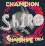 Sticker | sh1ro (Champion) | Shanghai 2024
