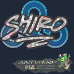 Sticker | sh1ro (Glitter) | Antwerp 2022
