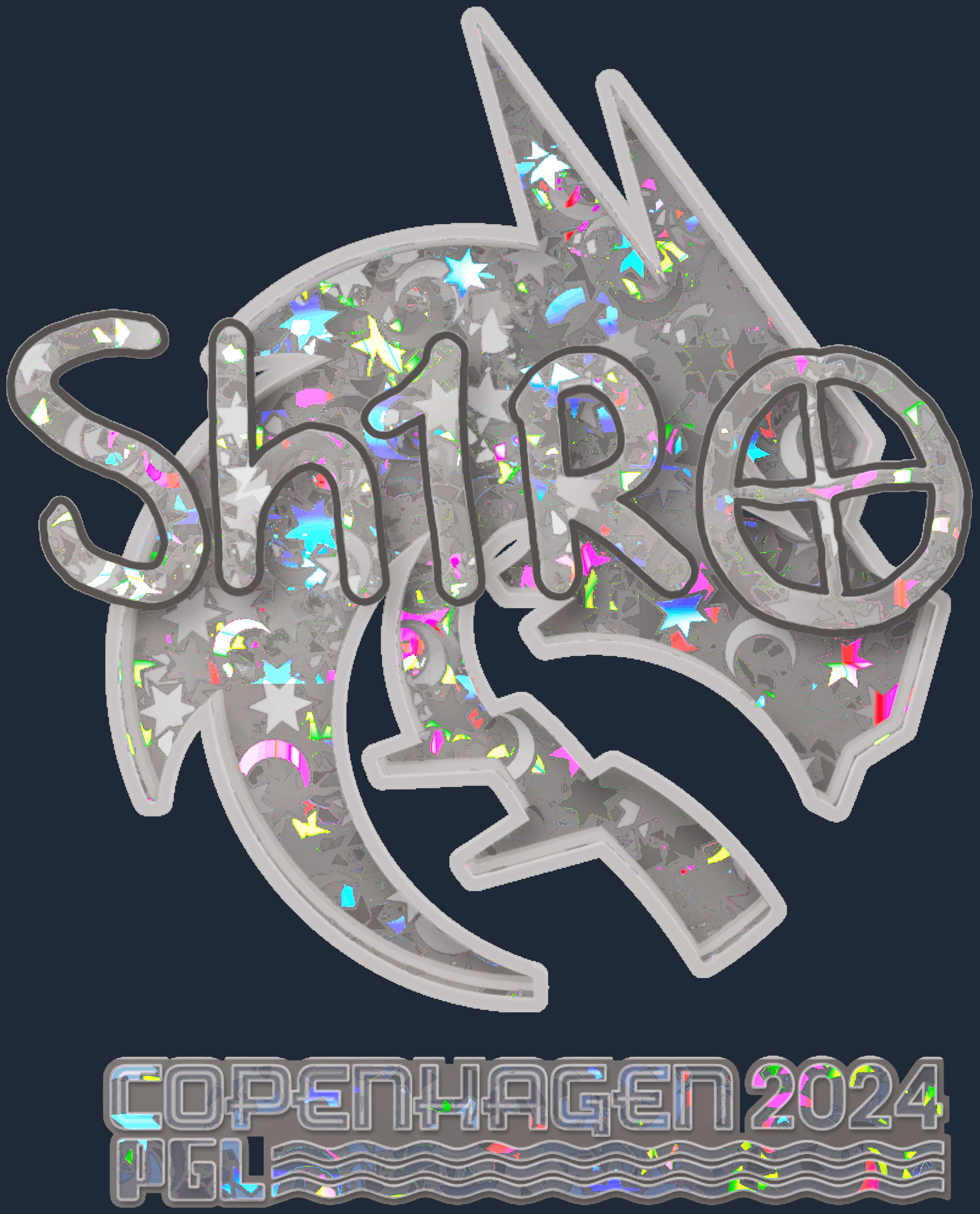 Sticker | sh1ro (Glitter) | Copenhagen 2024