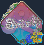 Sticker | sh1ro (Glitter) | Rio 2022