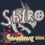 Sticker | sh1ro (Glitter) | Shanghai 2024