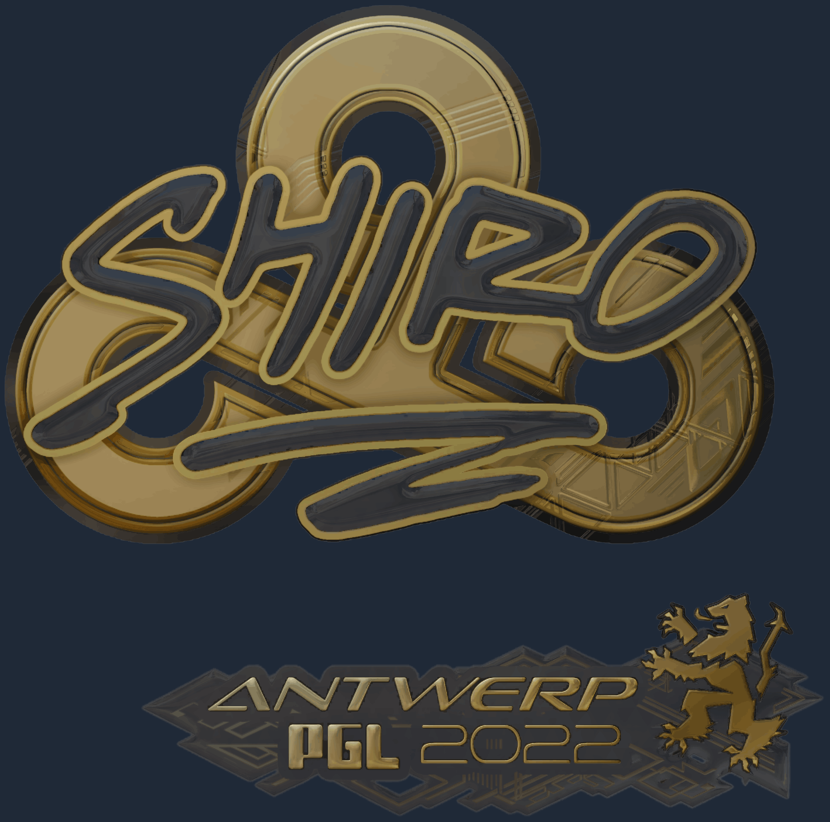 Sticker | sh1ro (Gold) | Antwerp 2022