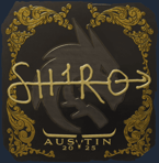 Sticker | sh1ro (Gold) | Austin 2025