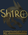 Sticker | sh1ro (Gold) | Copenhagen 2024