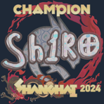 Sticker | sh1ro (Holo, Champion) | Shanghai 2024