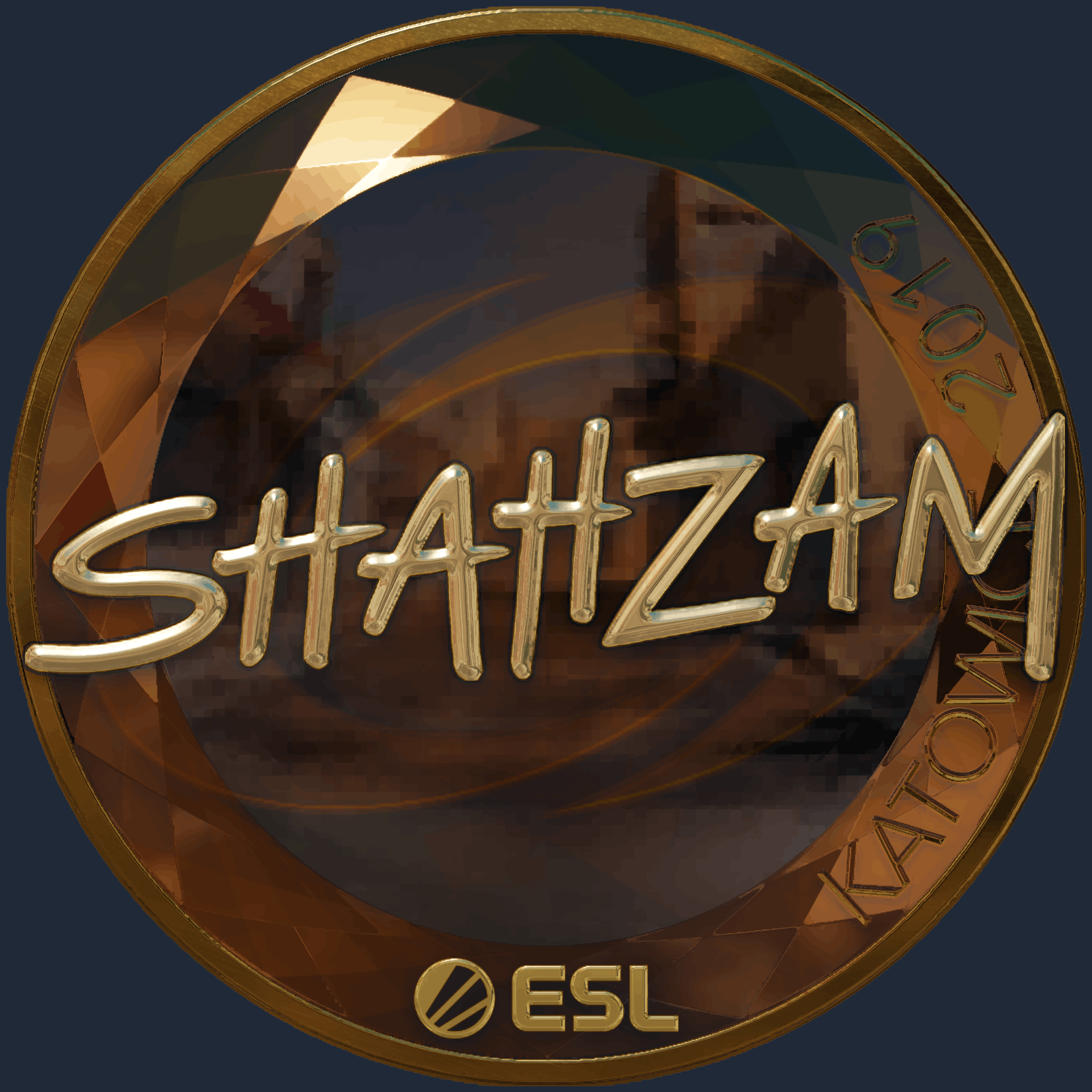 Sticker | ShahZaM (Gold) | Katowice 2019