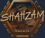 Sticker | ShahZaM (Gold) | London 2018